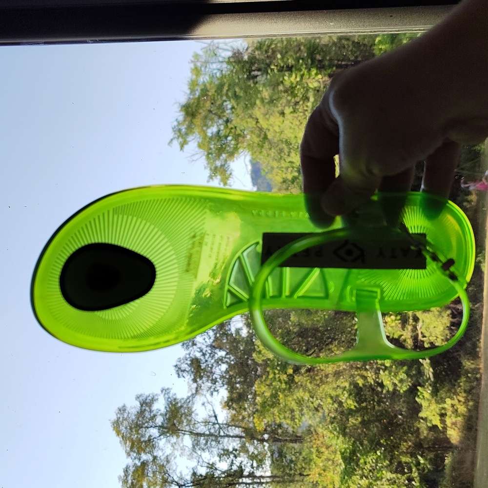 🥑 Katy Perry Geli Jelly Shoes. Avocado. New in The Box! Size 6 - Picture 6 of 9